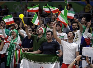 Iran football fans (file pic).