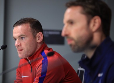 Rooney still appeared at today's pre-game press conference.