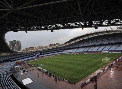 Real Sociedad's Anoeta Stadium.