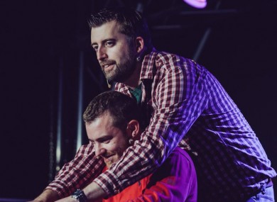 Neil+1 on stage in Krakow, Poland, earlier this month