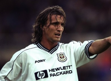 Former Tottenham player David Ginola (file pic).