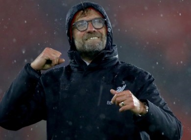 Klopp has issued a warning to his players ahead of the festive period.