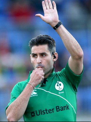 Murphy: will become second man to play in and ref in Pro12.