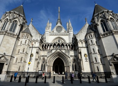 The Royal Courts of Justice in London