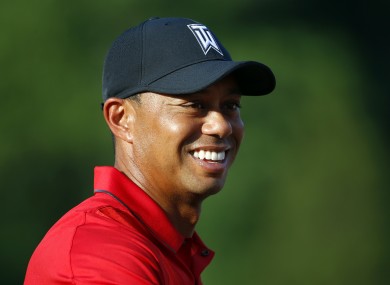Woods: first competitive action in 15 months.