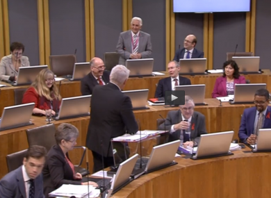 Ukip assembly member David Rowlands asks First Minister Carwyn Jones.