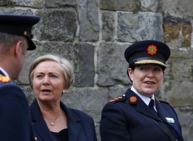 Tánaiste Frances Fitzgerald and Garda Commissioner Noirin O Sullivan