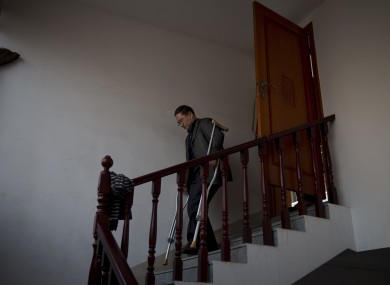 Chinese official Zhou Wangyan, head of the Liling city land resources bureau, who spoke in 2014 about abuse he suffered in the detention system.