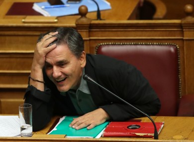 Finance Minister Euclid Tsakalotos