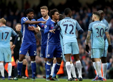 It all kicked off at the Etihad earlier this month.