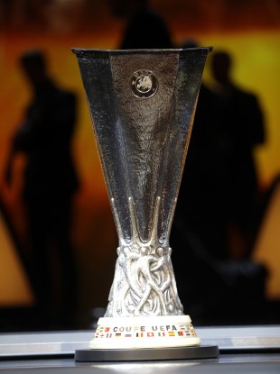 Europa League trophy (file pic).