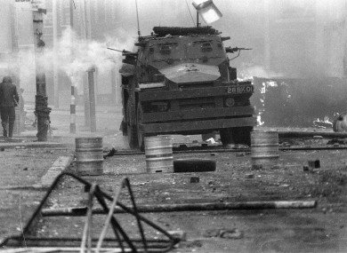 There was violence in west Belfast the day after Joe McCann was shot dead.