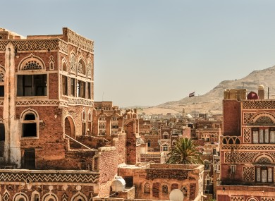 File photo of a city in Yemen.