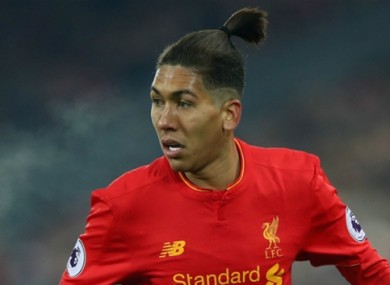 Roberto Firmino (file pic).