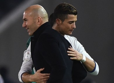 Zinedine Zidane has impressed since taking over as Real Madrid manager.