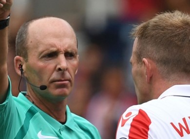 Mike Dean has received criticism for a number of recent controversial decisions.