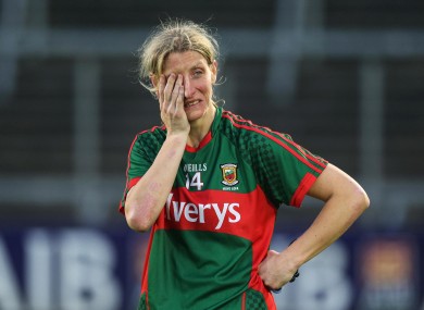 Cora Staunton after defeat in the All-Ireland semi-final to Dublin in 2016.