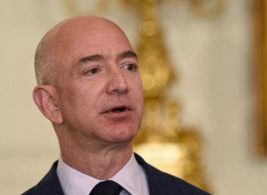 Jeff Bezos, founder and CEO of Amazon, speaks at the White House in May.