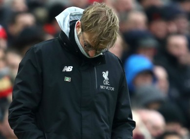 Liverpool manager Jurgen Klopp