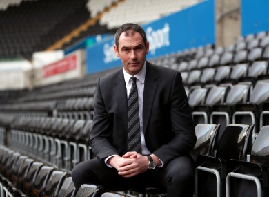 Swansea City manager Paul Clement is officially unveiled at Liberty Stadium.