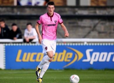 Ryan Delaney in action for Wexford Youths last July.