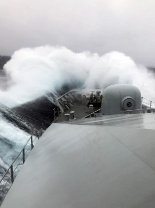 LÉ Roisin responded to a request to provide medical assistance to an injured fisherman.