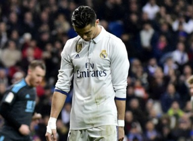 Cristiano Ronaldo has been whistled by a section of the Real Madrid support recently.