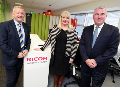 Mary Mitchell O'Connor at the announcement of the 110 new jobs.