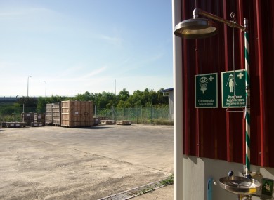 Stock photo of an industrial park.