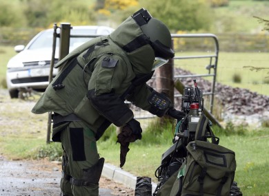 File photo of Army Bomb Disposal Team