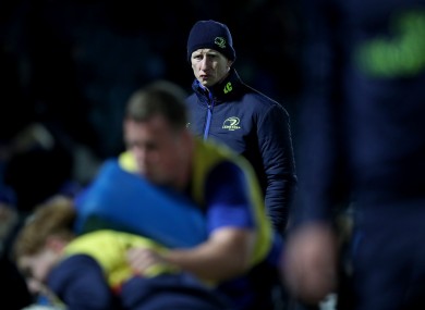 Leinster head coach Leo Cullen.