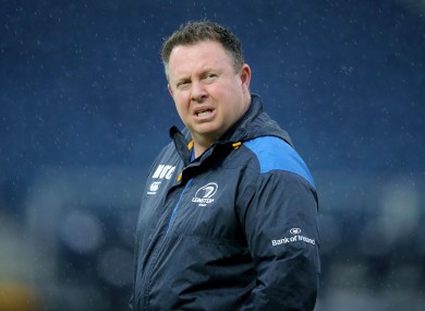 O'Connor was sacked by Leinster in 2015.