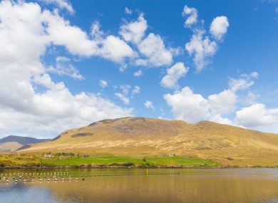 The Maamturks Mountains span Galway and mayo.