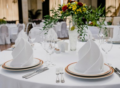 The woman said the leg of the table had been obscured by a tablecloth. (File photo)