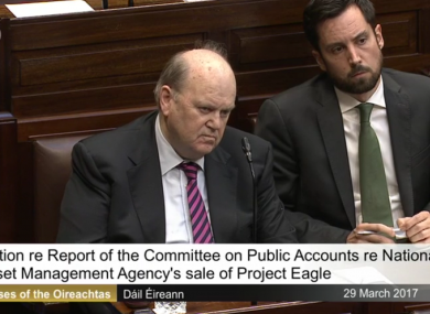 Michael Noonan in the Dáil last night.