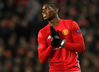 Paul Pogba (file pic).