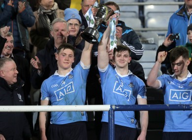 Dublin co-captains Con O'Callaghan and Cillian O'Shea.
