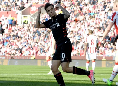 Liverpool attacker Philippe Coutinho.