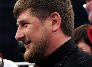 Chechen president Ramzan Kadyrov