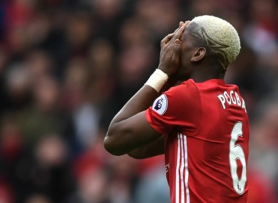 Paul Pogba (file pic).