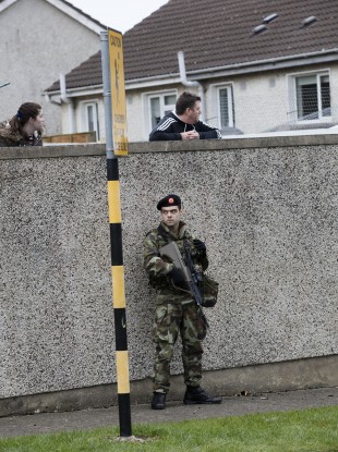 Stock photo of member of Defence Forces called out to deal with an incident in south Dublin last year.