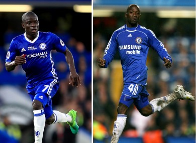 Kante and Makelele.