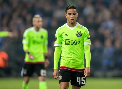 Justin Kluivert has impressed in his short Ajax career so far.