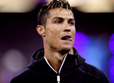 Cristiano Ronaldo (file pic)