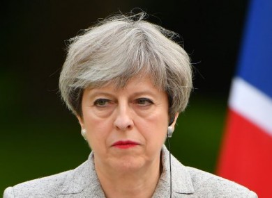 British Prime Minister Theresa May