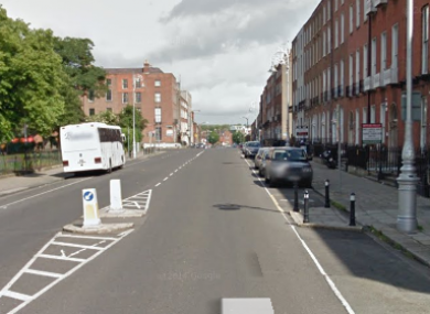 Mountjoy Square in dublin where the property is located.