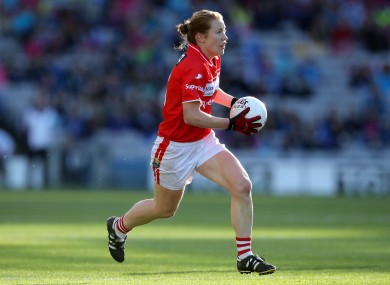 Rena Buckley in action for Cork in last year's All-Ireland final against Dublin.