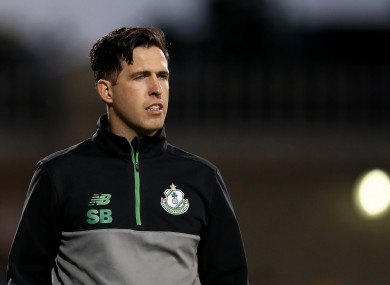 Shamrock Rovers manager Stephen Bradley.