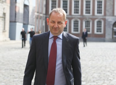 Garda whistleblower Sergeant Maurice McCabe arriving on the fourth day of public hearing at the Disclosures Tribunal in Dublin Castle.
