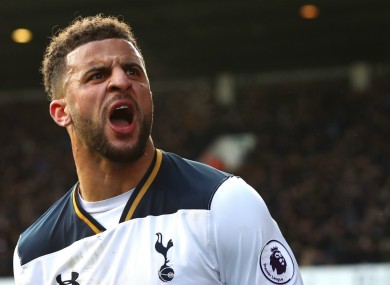 Tottenham's Kyle Walker is wanted by Man City.